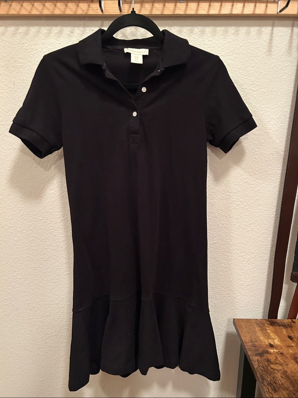 Cynthia Rowley Black Polo Mini Dress